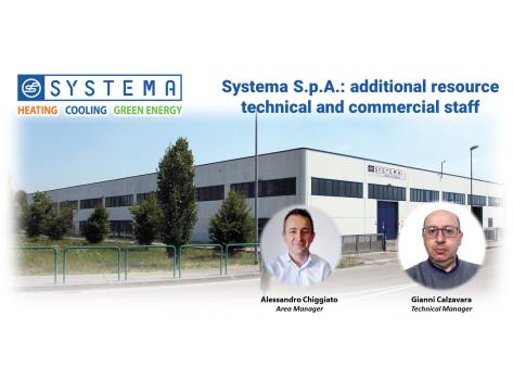 Systema S.p.A.: additional resource technical and commercial staff