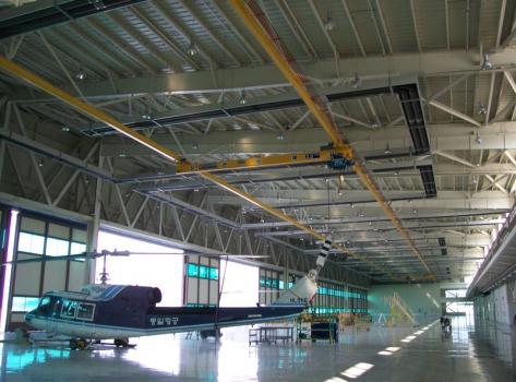 HELICOPTER HANGAR IN SEOUL